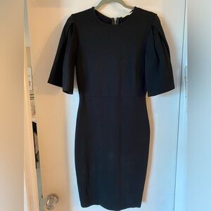 Rachel Parcell Ponte flutter sleeve dress